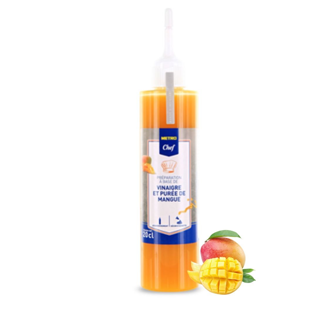 Vinaigre à la pulpe de mangue 20cl