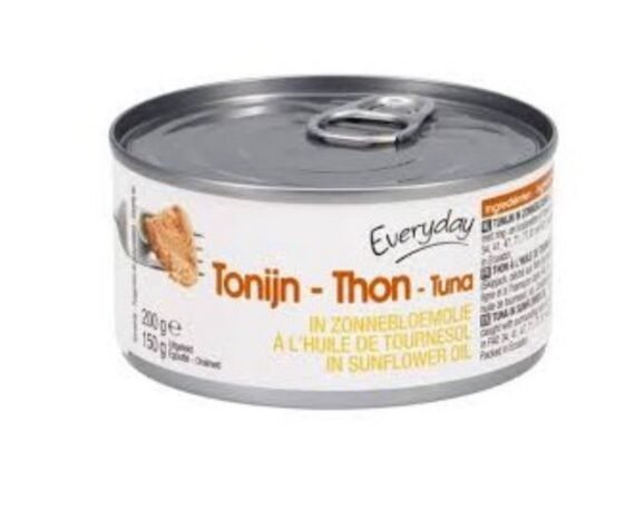 Thon en morceaux à l'huile de tournesol